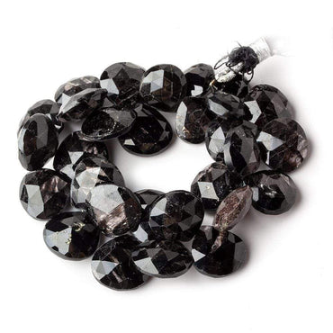 10x10-13x13mm Hypersthene faceted heart beads 6.5 inches 29 pieces A (ONLINE ORDER ONLY)