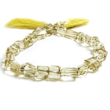 10x10-15x10mm Lemon Quartz faceted nugget beads 10 inch 20 pieces (ONLINE ORDER ONLY)