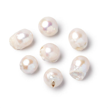 10x10-15x11mm White Ultra Baroque Freshwater Pearl Focal 1 piece (ONLINE ORDER ONLY)
