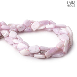 10x10-21x11mm Kunzite Straight Drilled Plain Nuggets 16 inch 26 Beads 1mm Hole (ONLINE ORDER ONLY)