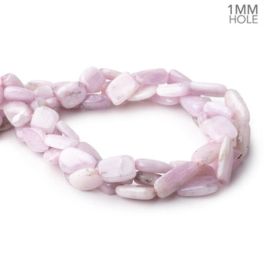 10x10-21x11mm Kunzite Straight Drilled Plain Nuggets 16 inch 26 Beads 1mm Hole (ONLINE ORDER ONLY)