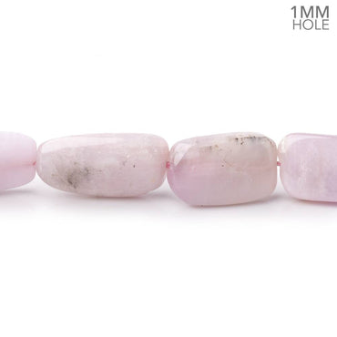 10x10-21x11mm Kunzite Straight Drilled Plain Nuggets 16 inch 26 Beads 1mm Hole (ONLINE ORDER ONLY)