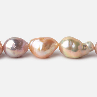 10x11-10x13mm Tri Color Baroque Freshwater Pearls 15.5 inch 30 pieces AA grade (ONLINE ORDER ONLY)