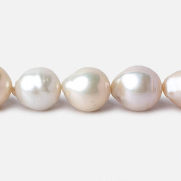 10x11-12x13mm Light Tri Color Baroque Freshwater Pearls 16 inch 33 pieces A grade (ONLINE ORDER ONLY)