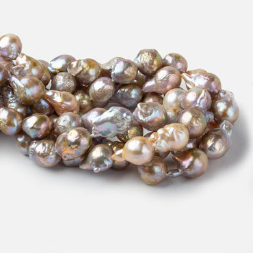 10x12-14x15mm Multi Color straight drill Ultra Baroque Freshwater Pearls 17 inch 23 pcs (ONLINE ORDER ONLY)