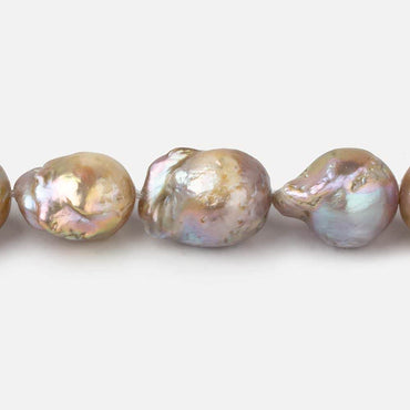 10x12-14x15mm Multi Color straight drill Ultra Baroque Freshwater Pearls 17 inch 23 pcs (ONLINE ORDER ONLY)