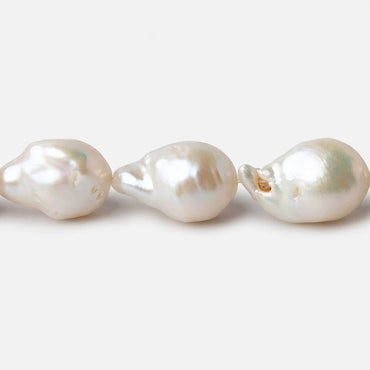10x13.5-11x19.5mm Off White Ultra Baroque Freshwater Pearl 16 inch 23 pieces A (ONLINE ORDER ONLY)