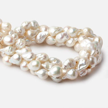 10x13.5-11x19.5mm Off White Ultra Baroque Freshwater Pearl 16 inch 23 pieces A (ONLINE ORDER ONLY)