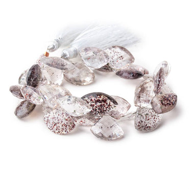 10x15-11x16mm Lepidocrocite Faceted Fan Beads 7 inch 34 pieces AAA (ONLINE ORDER ONLY)