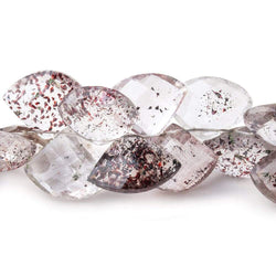10x15-11x16mm Lepidocrocite Faceted Fan Beads 7 inch 34 pieces AAA (ONLINE ORDER ONLY)