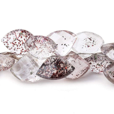 10x15-11x16mm Lepidocrocite Faceted Fan Beads 7 inch 34 pieces AAA (ONLINE ORDER ONLY)