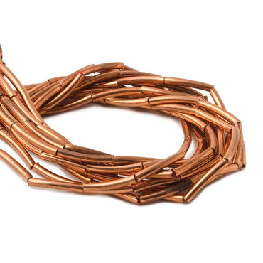 10x1.5mm Copper Bead Curved Tube 8 inch 20 pcs (ONLINE ORDER ONLY)