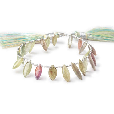 10x4-14x6mm Multi Color Sapphire Faceted Marquise Beads 7 inch 22 pieces (ONLINE ORDER ONLY)