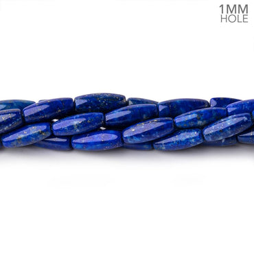 10x4mm Lapis Lazuli Plain Rice Beads 15.5 inch 37 pieces AA (ONLINE ORDER ONLY)