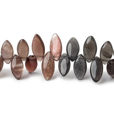 10x5-12x6mm Multi Color Scapolite top drilled marquise 9 inch 65pcs A (ONLINE ORDER ONLY)