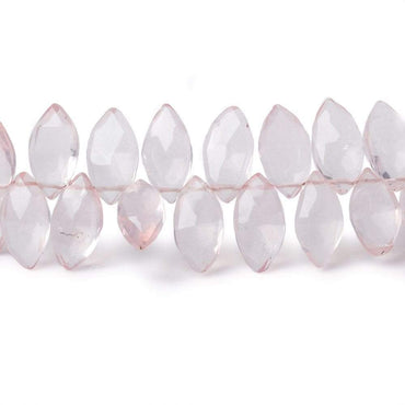 10x5-12x6mm Rose Quartz Faceted Marquise Beads 7 inch 56 beads (ONLINE ORDER ONLY)