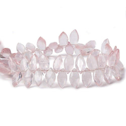 10x5-12x6mm Rose Quartz Faceted Marquise Beads 7 inch 56 beads (ONLINE ORDER ONLY)
