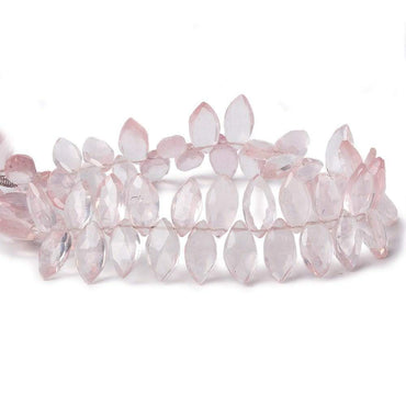 10x5-12x6mm Rose Quartz Faceted Marquise Beads 7 inch 56 beads (ONLINE ORDER ONLY)