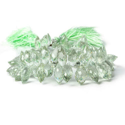 14x7mm-16x8mm Prasiolite Faceted Marquise Beads 8 inch 71 pieces AAA (ONLINE ORDER ONLY)