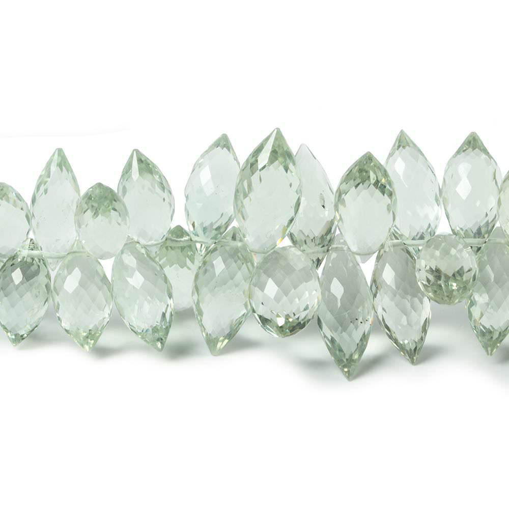 14x7mm-16x8mm Prasiolite Faceted Marquise Beads 8 inch 71 pieces AAA (ONLINE ORDER ONLY)