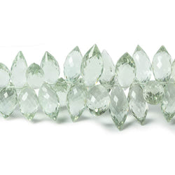 14x7mm-16x8mm Prasiolite Faceted Marquise Beads 8 inch 71 pieces AAA (ONLINE ORDER ONLY)
