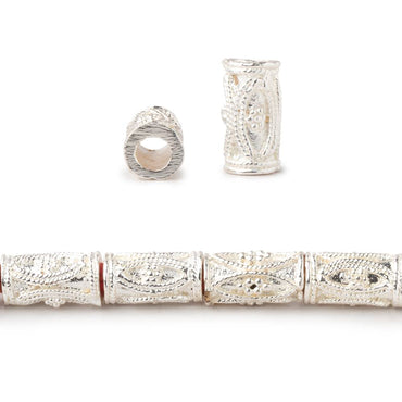 10x5mm Double Marquise Design Tube Beads 8 inch 20 pieces (ONLINE ORDER ONLY)