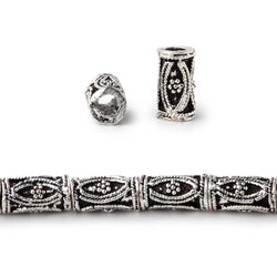 10x5mm Double Marquise Design Tube Beads 8 inch 20 pieces (ONLINE ORDER ONLY)