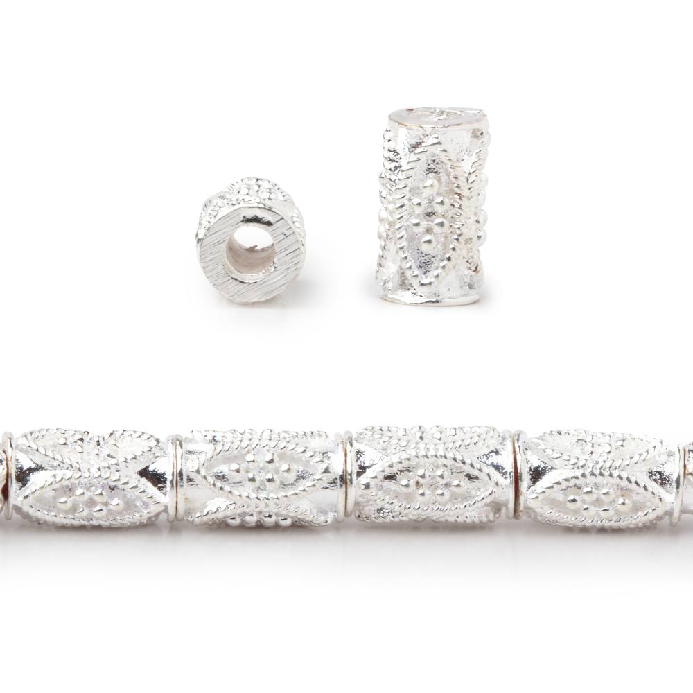 10x5mm Marquise Design Tube Beads 8 inch 21 pieces (ONLINE ORDER ONLY)