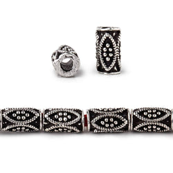 10x5mm Marquise Design Tube Beads 8 inch 21 pieces (ONLINE ORDER ONLY)