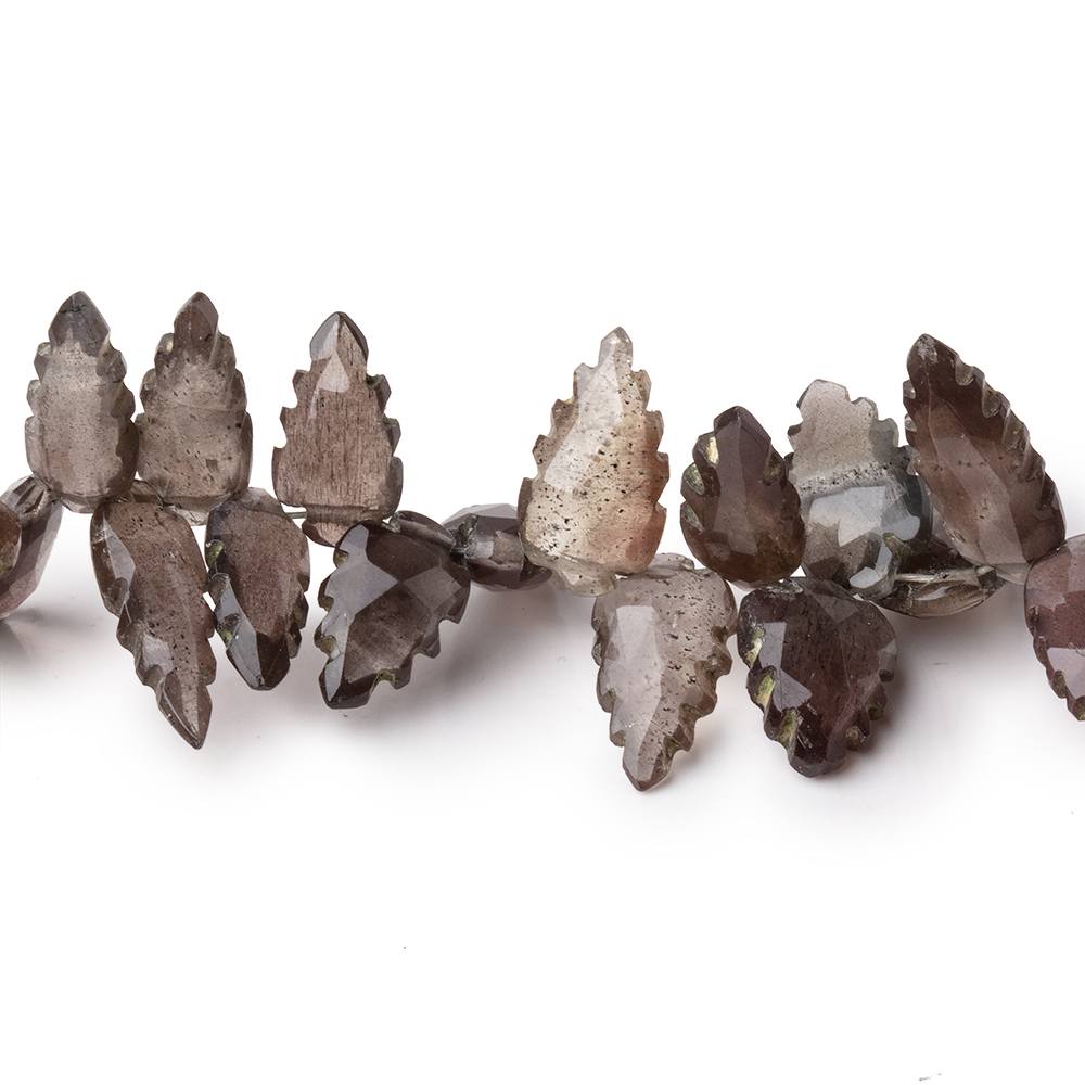 10x6-12x7mm Cat's Eye Scapolite Faceted Leaf Beads 8 inch 55 pieces (ONLINE ORDER ONLY)