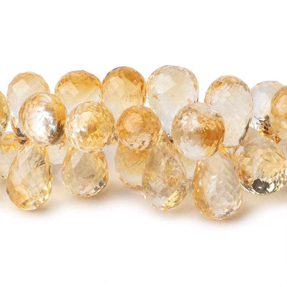 10x6-15x10mm Citrine Faceted Tear Drop Beads 7 inch 63 pieces (ONLINE ORDER ONLY)