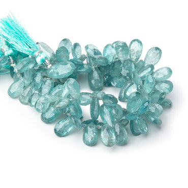 10x6-15x8mm Teal Kyanite Faceted Pear Beads 7 inch 55 pieces (ONLINE ORDER ONLY)
