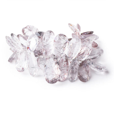 10x6-22x12mm Moss Amethyst Pavilion Faceted Pears 6.5 inch 43 Beads AAA (ONLINE ORDER ONLY)