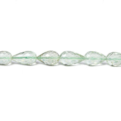 9x6-12x7mm Prasiolite Straight Drilled Tear Drop Beads 16 inch 42 pieces (ONLINE ORDER ONLY)