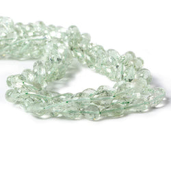 9x6-12x7mm Prasiolite Straight Drilled Tear Drop Beads 16 inch 42 pieces (ONLINE ORDER ONLY)