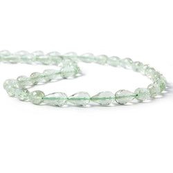9x6-12x7mm Prasiolite Straight Drilled Tear Drop Beads 16 inch 42 pieces (ONLINE ORDER ONLY)