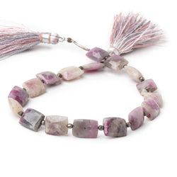 10x7-11x8mm Ruby in Marble Faceted Rectangle Beads 8 inch 16 pieces (ONLINE ORDER ONLY)