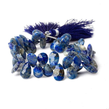 10x7-13x7mm Lapis Lazuli Faceted Pear Beads 8 inch 45 pieces (ONLINE ORDER ONLY)