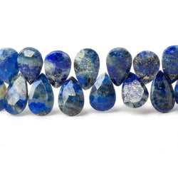 10x7-13x7mm Lapis Lazuli Faceted Pear Beads 8 inch 45 pieces (ONLINE ORDER ONLY)