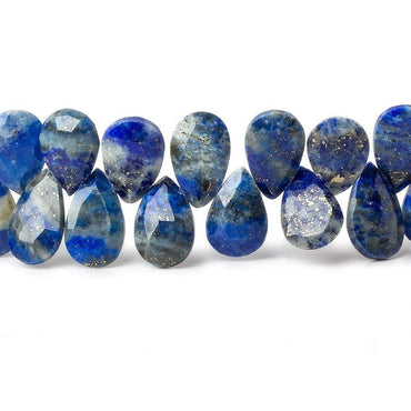 10x7-13x7mm Lapis Lazuli Faceted Pear Beads 8 inch 45 pieces (ONLINE ORDER ONLY)
