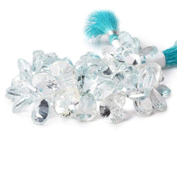 10x7-14x10mm Sky Blue Topaz Pavilion Faceted Pears 8 inch 56 beads AAA (ONLINE ORDER ONLY)