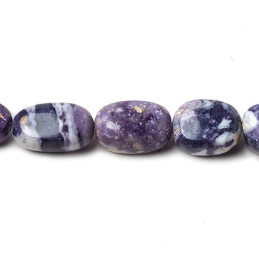 10x7-15x10mm Morado Purple Opal plain oval nugget beads 18.5 inch 33 pieces (ONLINE ORDER ONLY)