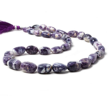 10x7-15x10mm Morado Purple Opal plain oval nugget beads 18.5 inch 33 pieces (ONLINE ORDER ONLY)
