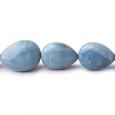 10x7-15x11mm Owyhee Denim Blue Opal Plain Pear Beads 17 inch 36 pieces (ONLINE ORDER ONLY)