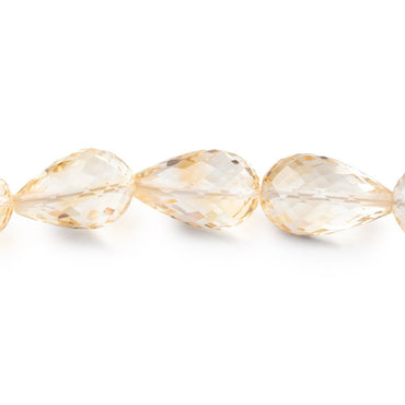 10x7-15x9mm Citrine Straight Drilled Tear Drop Beads 16 inch 32 pieces (ONLINE ORDER ONLY)