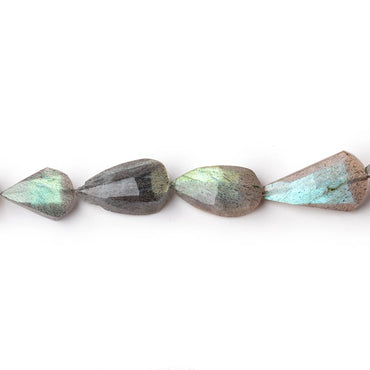10x7-15x9mm Labradorite Pear Beads 8 inch 16 pieces (ONLINE ORDER ONLY)