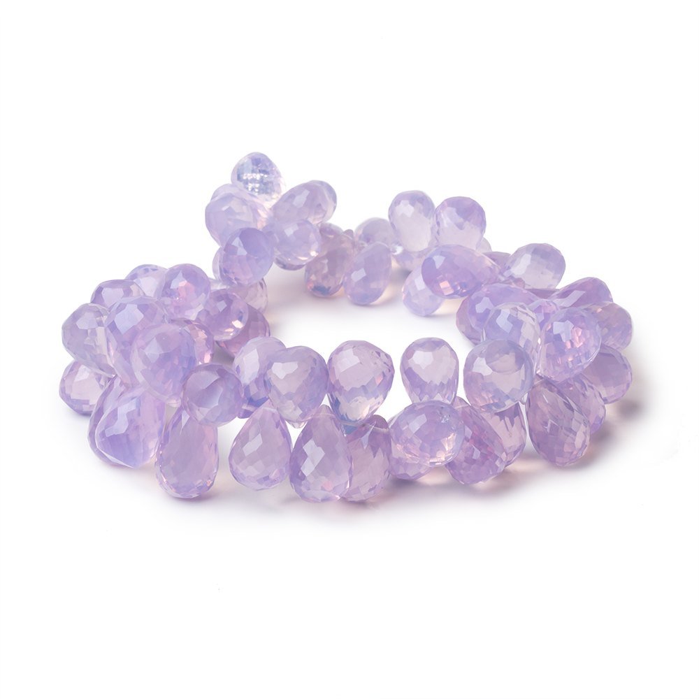 10x7-15x9mm Lavender Quartz Faceted Tear Drops 9 inch 64 Beads AAA (ONLINE ORDER ONLY)