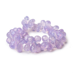 10x7-15x9mm Lavender Quartz Faceted Tear Drops 9 inch 64 Beads AAA (ONLINE ORDER ONLY)