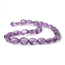 10x7-16x12mm Amethyst Checkerboard Faceted Ovals 16.5 inch 30 Beads (ONLINE ORDER ONLY)