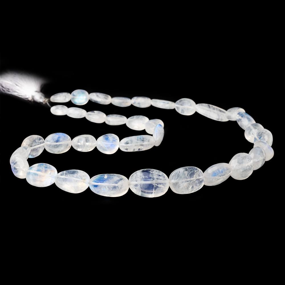 10x7-17x13mm Rainbow Moonstone Plain Nugget Beads 18 inch 36 pieces (ONLINE ORDER ONLY)